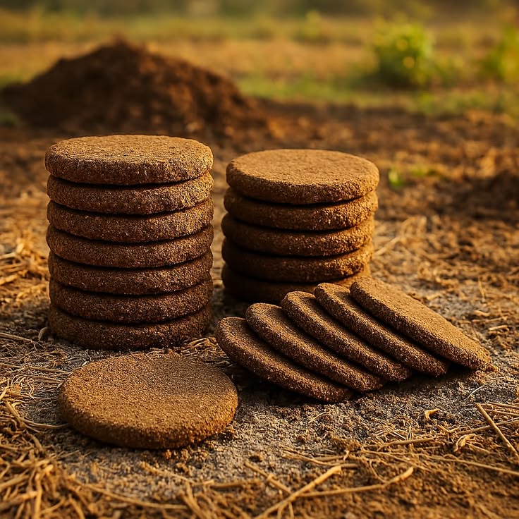 Cow Dung Cakes